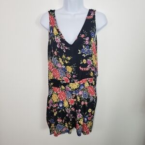 Dorothy Perkins floral romper open back playsuit